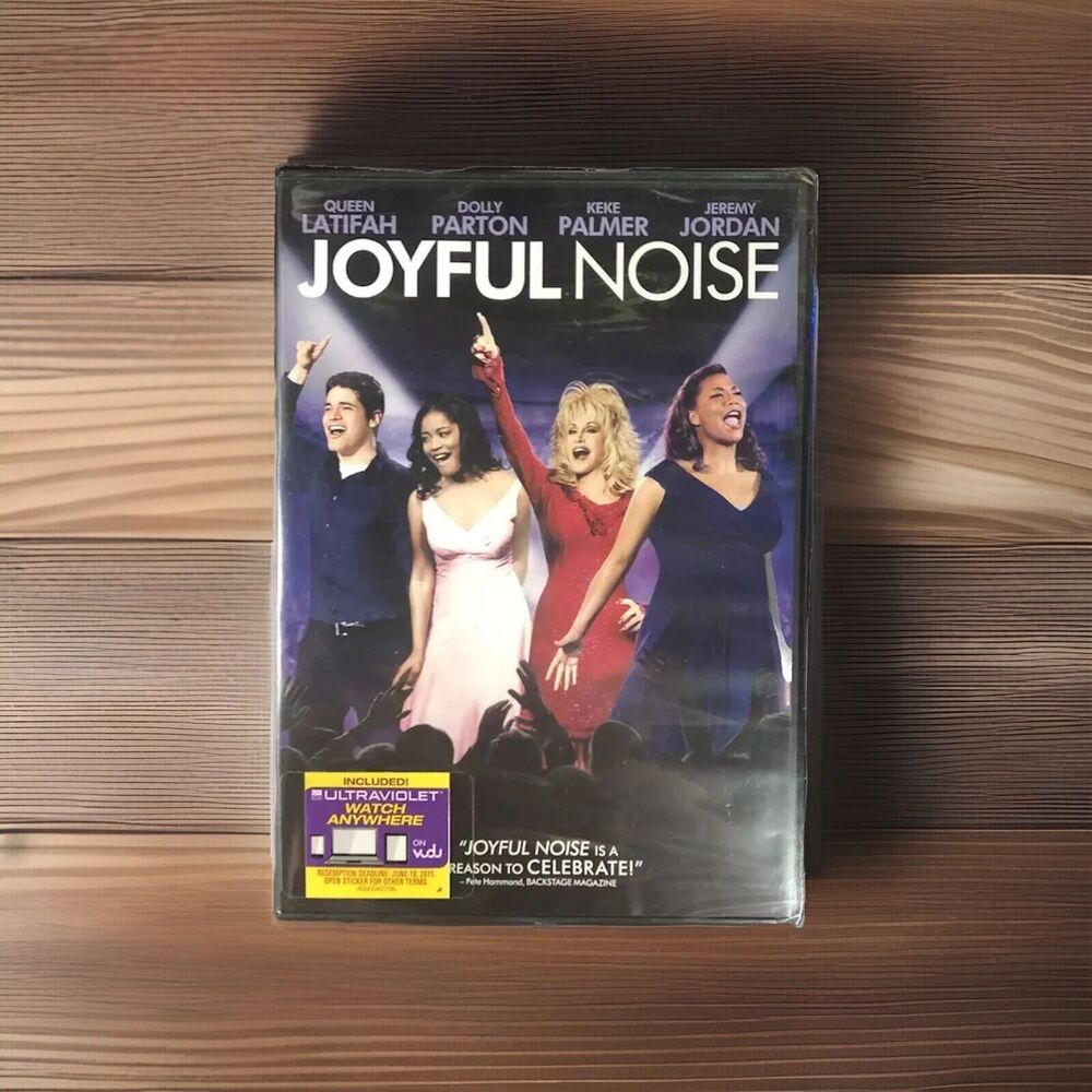 Joyful Noise DVD Queen Latifah Dolly Parton Keke Palmer Jeremy Jordan NEW SEALED